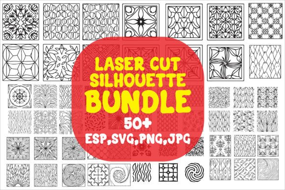 50 Laser Cut Patterns: Graphics for Crafts & Brands