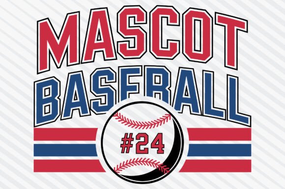 Baseball Mascot SVG: Graphics for Crafts & Brands