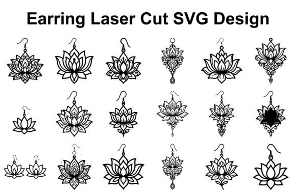 Lotus Earring SVG Bundle: Crafts & Graphics Review