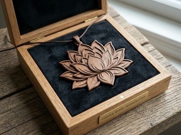 Lotus Flower Pendant: Graphics for Crafts