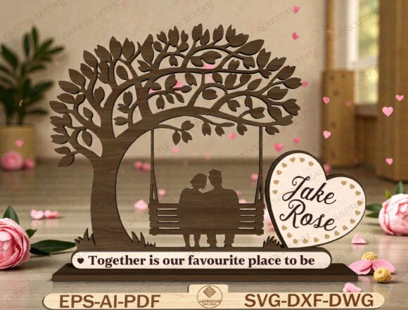 Review: Personalized Couple Swing Tree Laser Cut Design