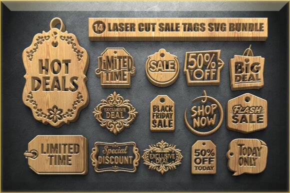 Sale Tags SVG Bundle: Graphics for Crafts