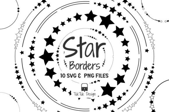 Star Circle Graphics: Bold Decorative Elements