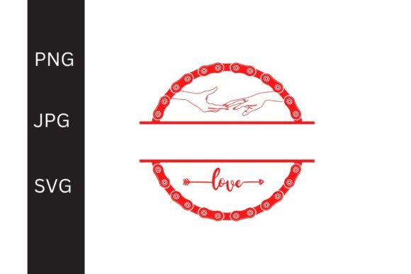 Valentine Monogram Graphics for Crafts