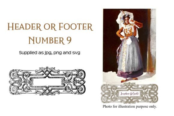 Vintage Decorative Header or Footer 9 Review